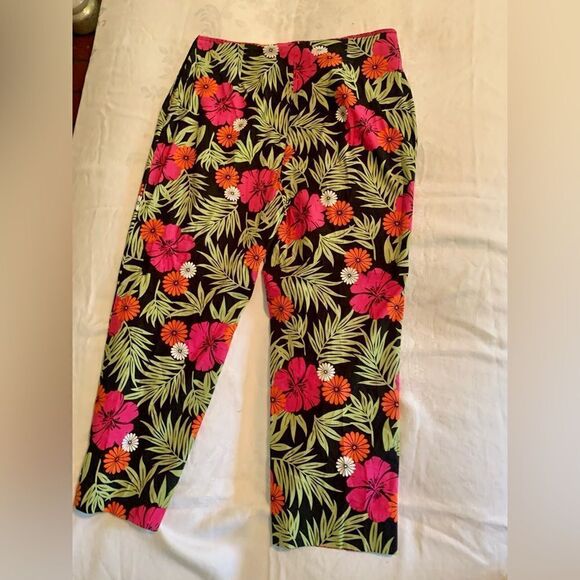 Bamboo Trader Floral Cotton Pants - Picture 1 of 7